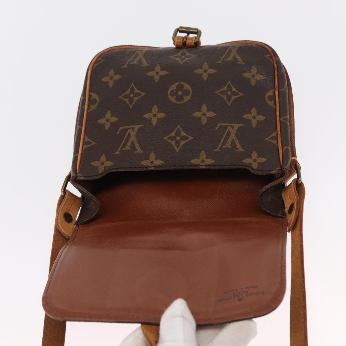 LOUIS VUITTON Monogram Cartouchiere PM Shoulder Bag M51254 LV Auth ka1422