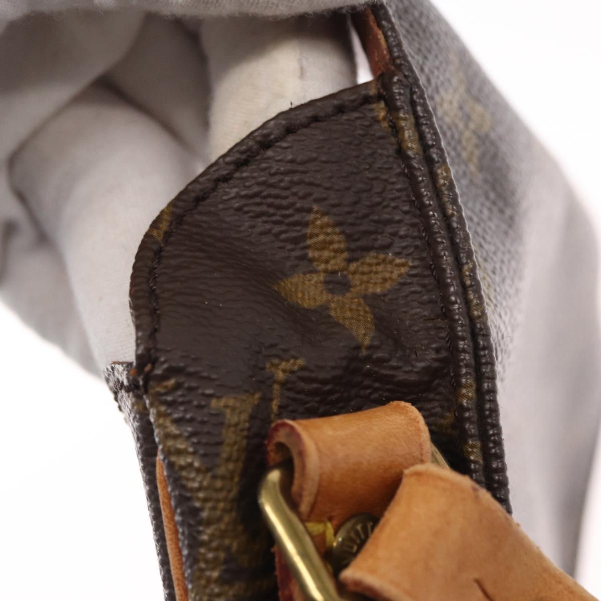 LOUIS VUITTON Monogram Cartouchiere PM Shoulder Bag M51254 LV Auth ka1422