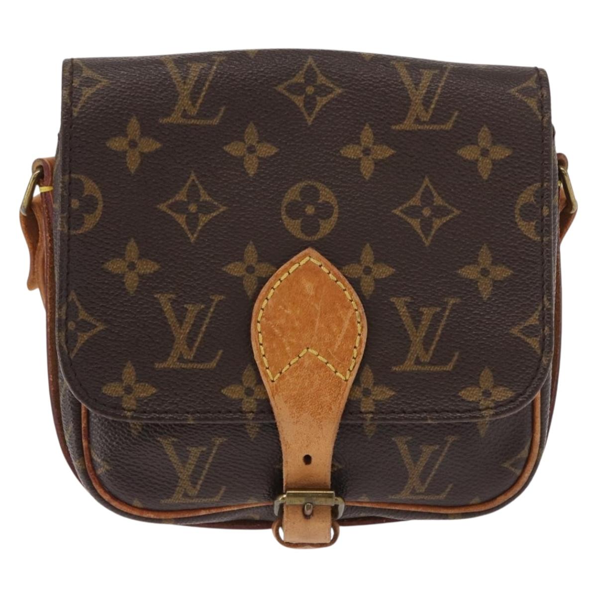 LOUIS VUITTON Monogram Cartouchiere PM Shoulder Bag M51254 LV Auth ka1422