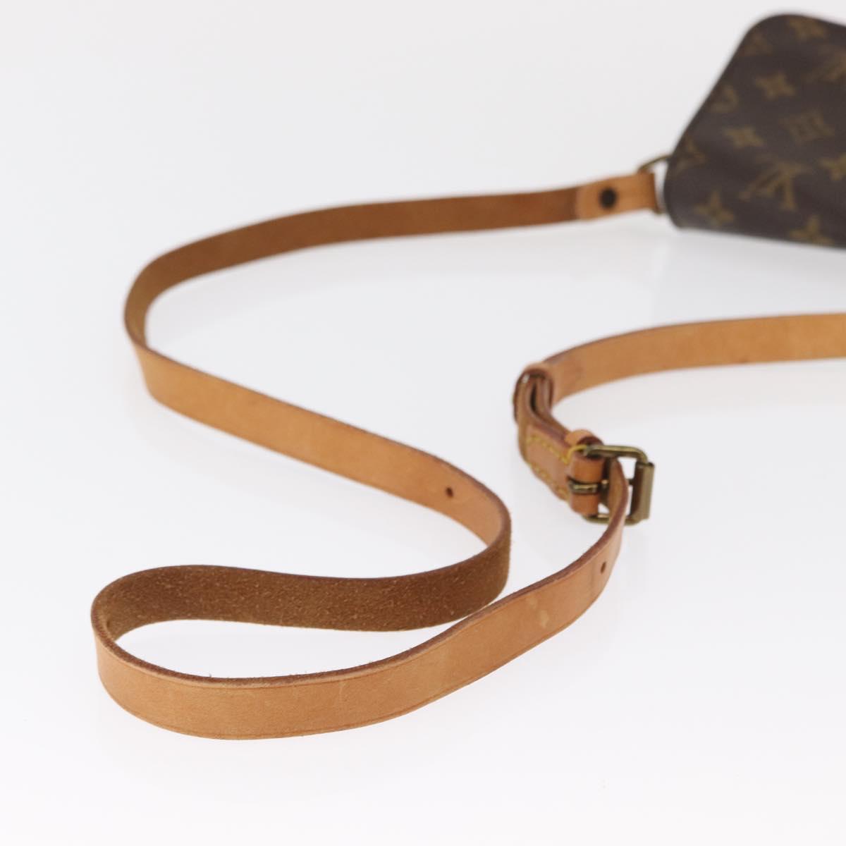 LOUIS VUITTON Monogram Cartouchiere PM Shoulder Bag M51254 LV Auth ka1422