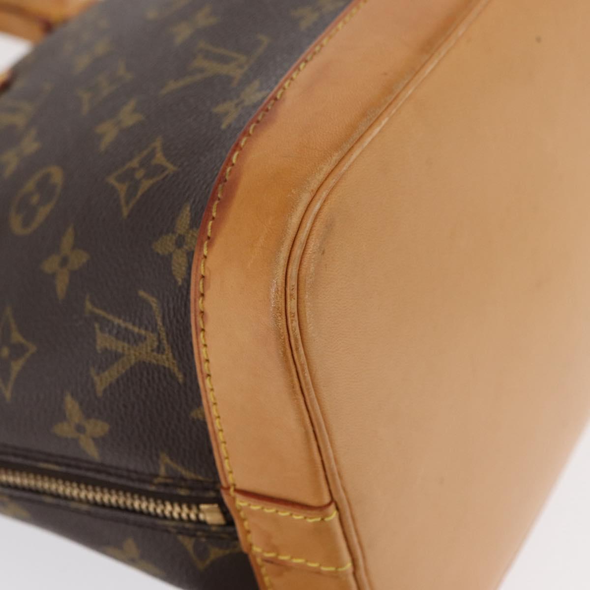 LOUIS VUITTON Monogram Alma Hand Bag M51130 LV Auth ka1429