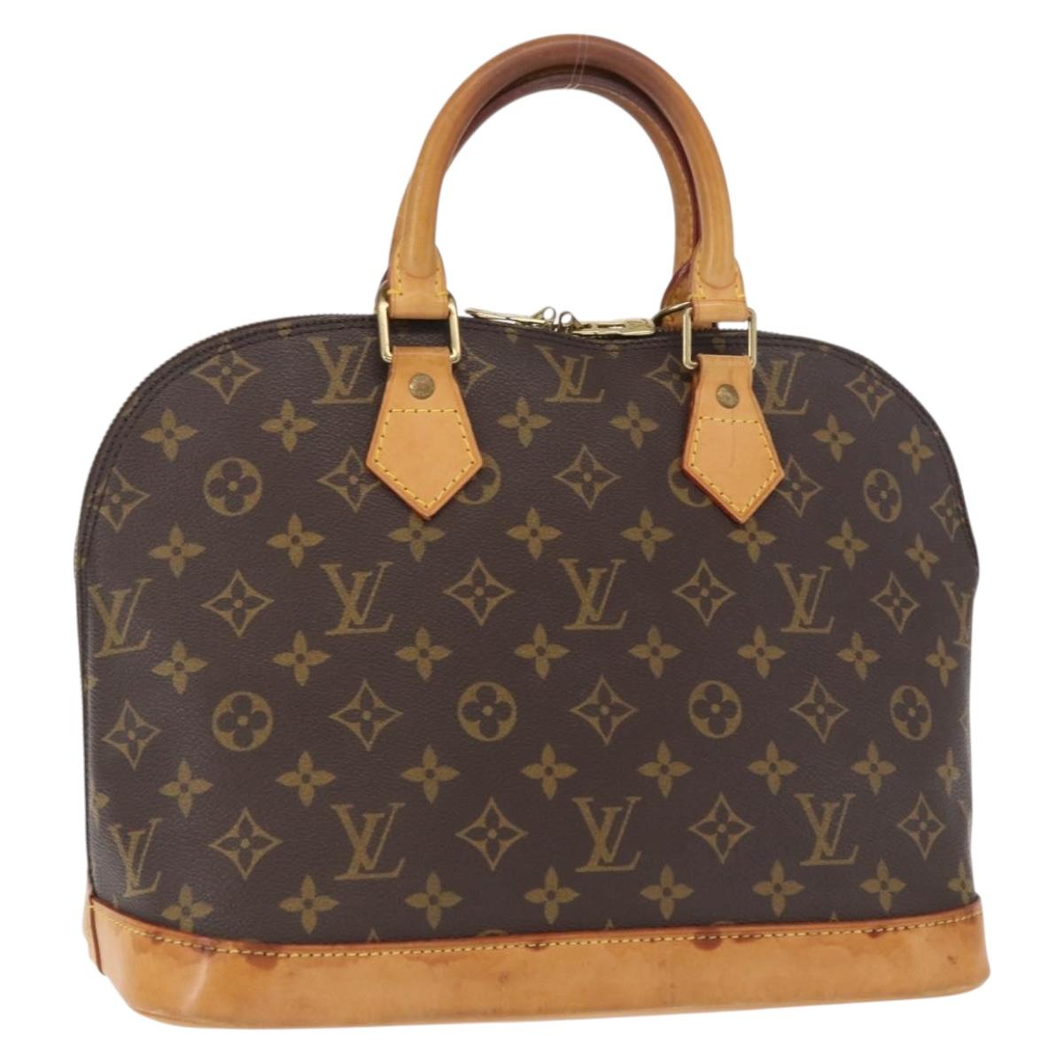 LOUIS VUITTON Monogram Alma Hand Bag M51130 LV Auth ka1429