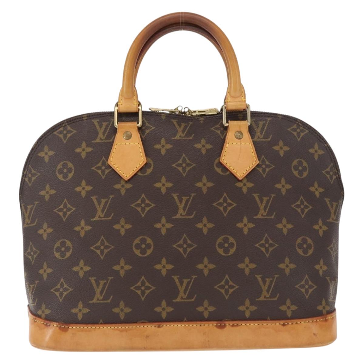 LOUIS VUITTON Monogram Alma Hand Bag M51130 LV Auth ka1429