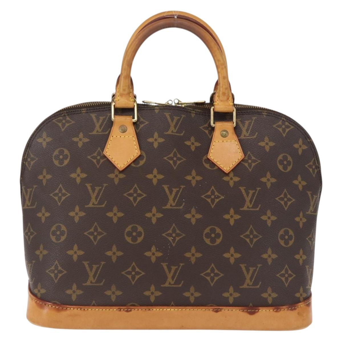 LOUIS VUITTON Monogram Alma Hand Bag M51130 LV Auth ka1429