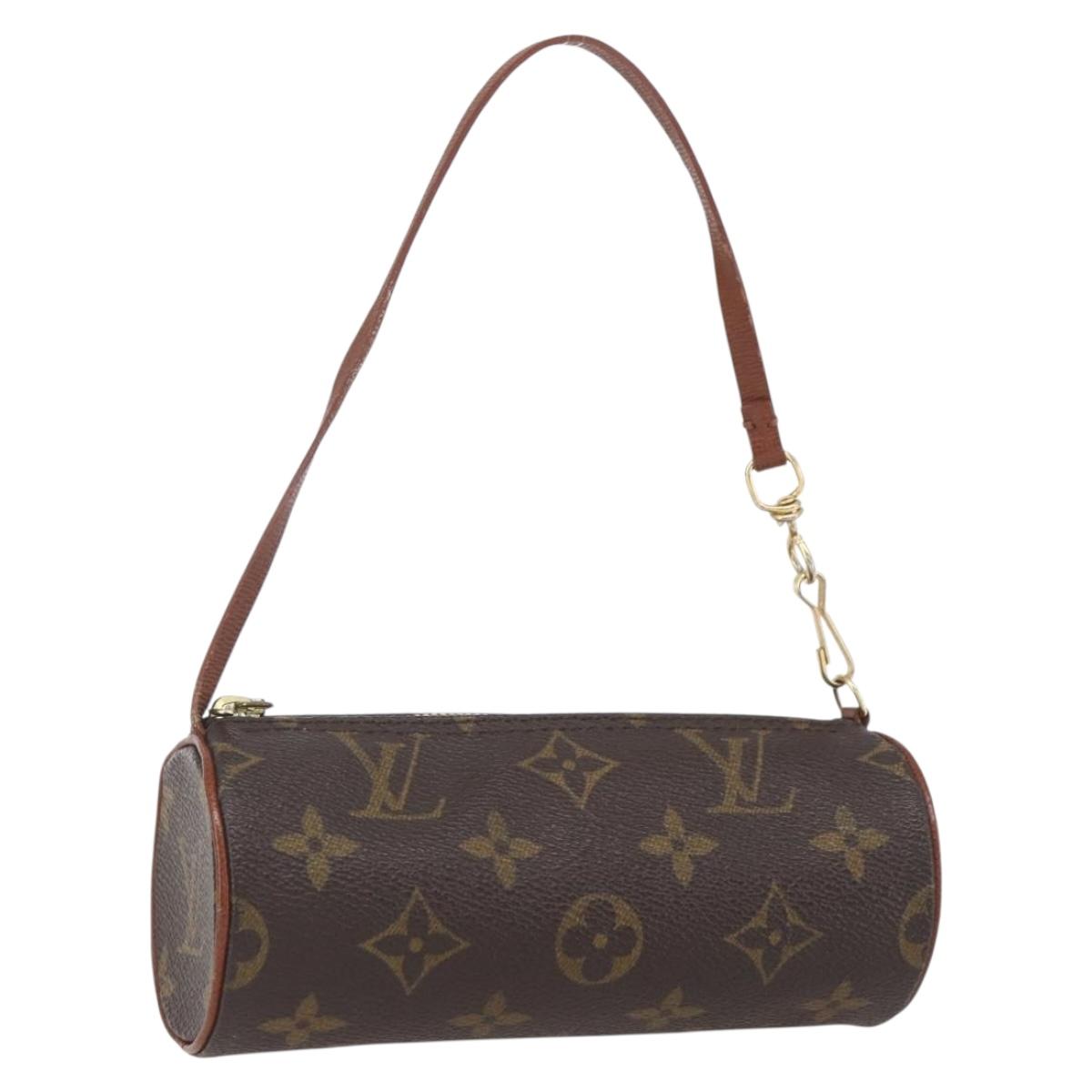 LOUIS VUITTON Monogram Papillon Pouch LV Auth ka1442