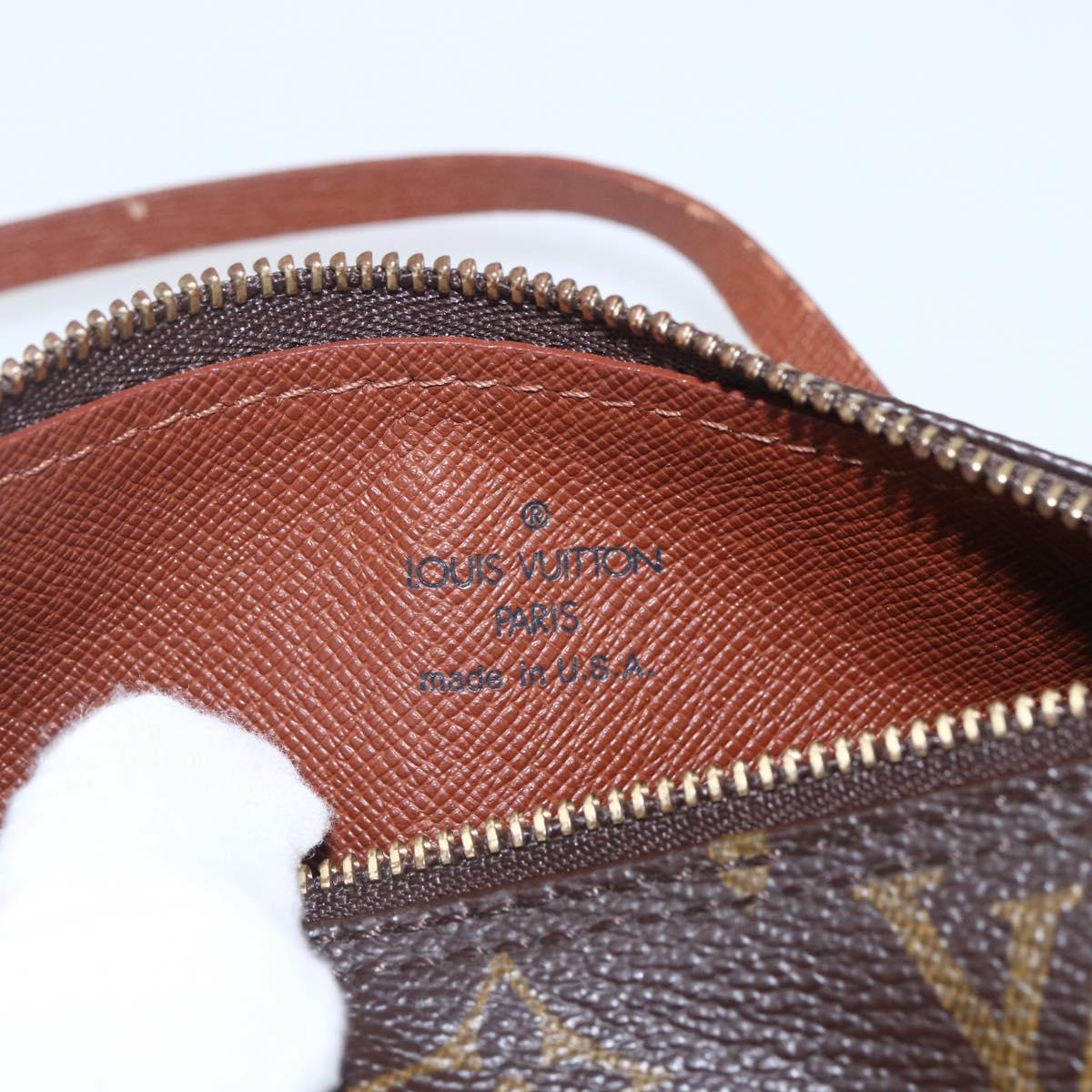 LOUIS VUITTON Monogram Papillon Pouch LV Auth ka1442