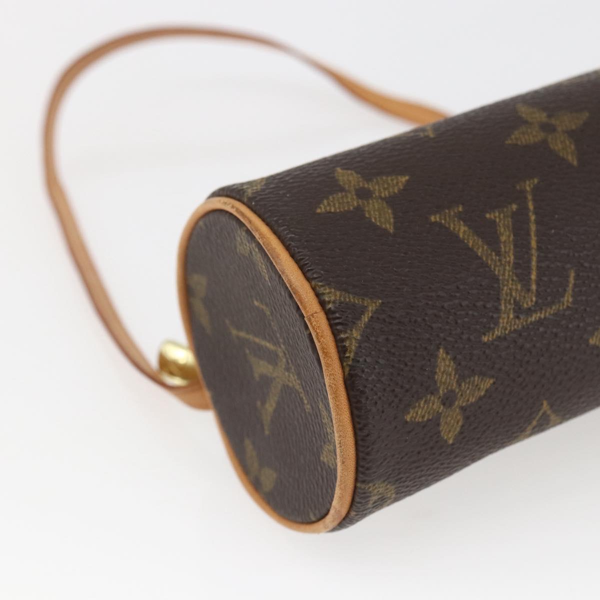 LOUIS VUITTON Monogram Papillon Pouch LV Auth ka1443