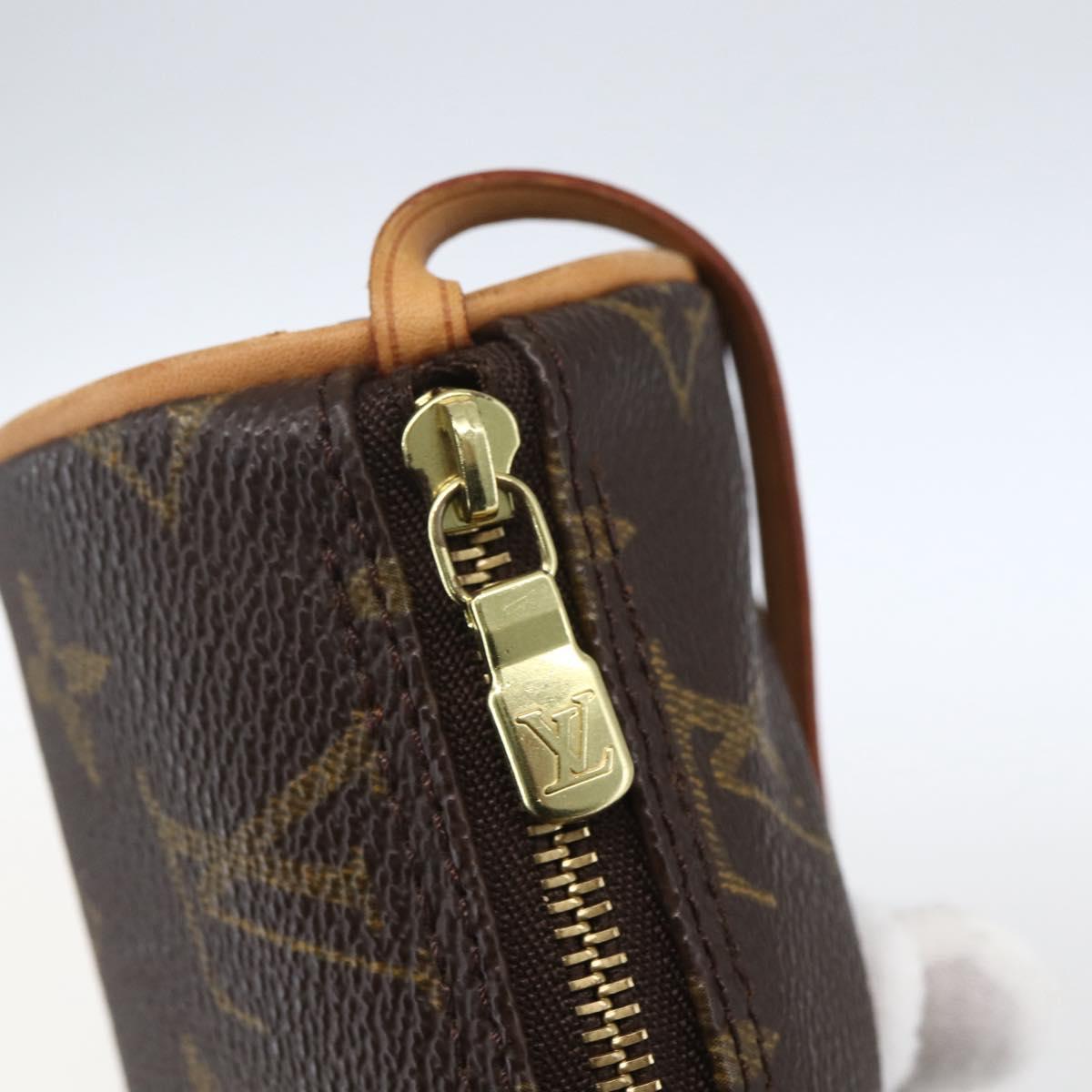 LOUIS VUITTON Monogram Papillon Pouch LV Auth ka1443