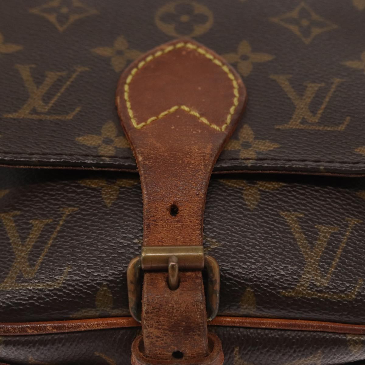 LOUIS VUITTON Monogram Cartouchiere PM Shoulder Bag M51254 LV Auth ka1444