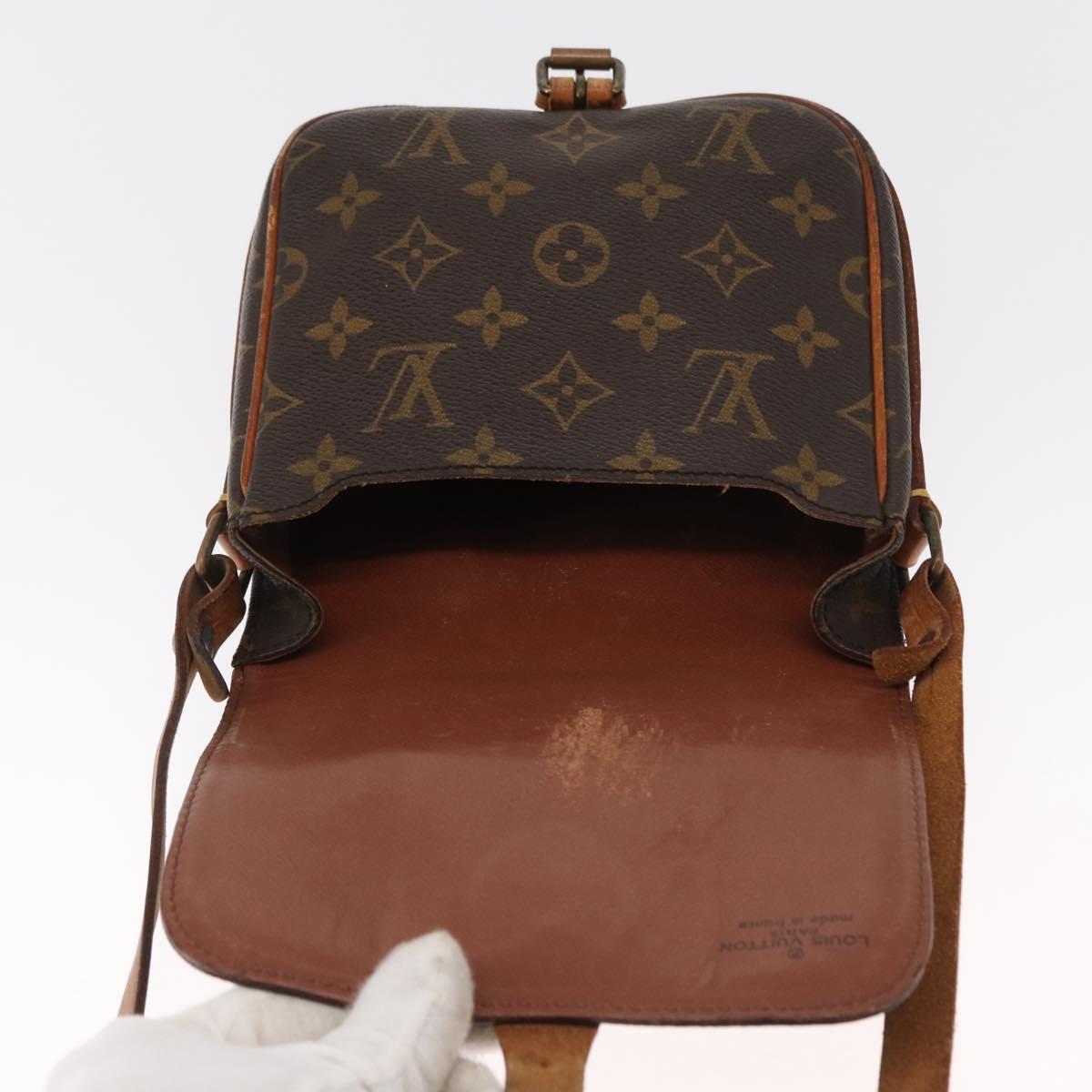 LOUIS VUITTON Monogram Cartouchiere PM Shoulder Bag M51254 LV Auth ka1444