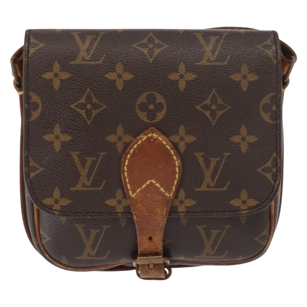 LOUIS VUITTON Monogram Cartouchiere PM Shoulder Bag M51254 LV Auth ka1444