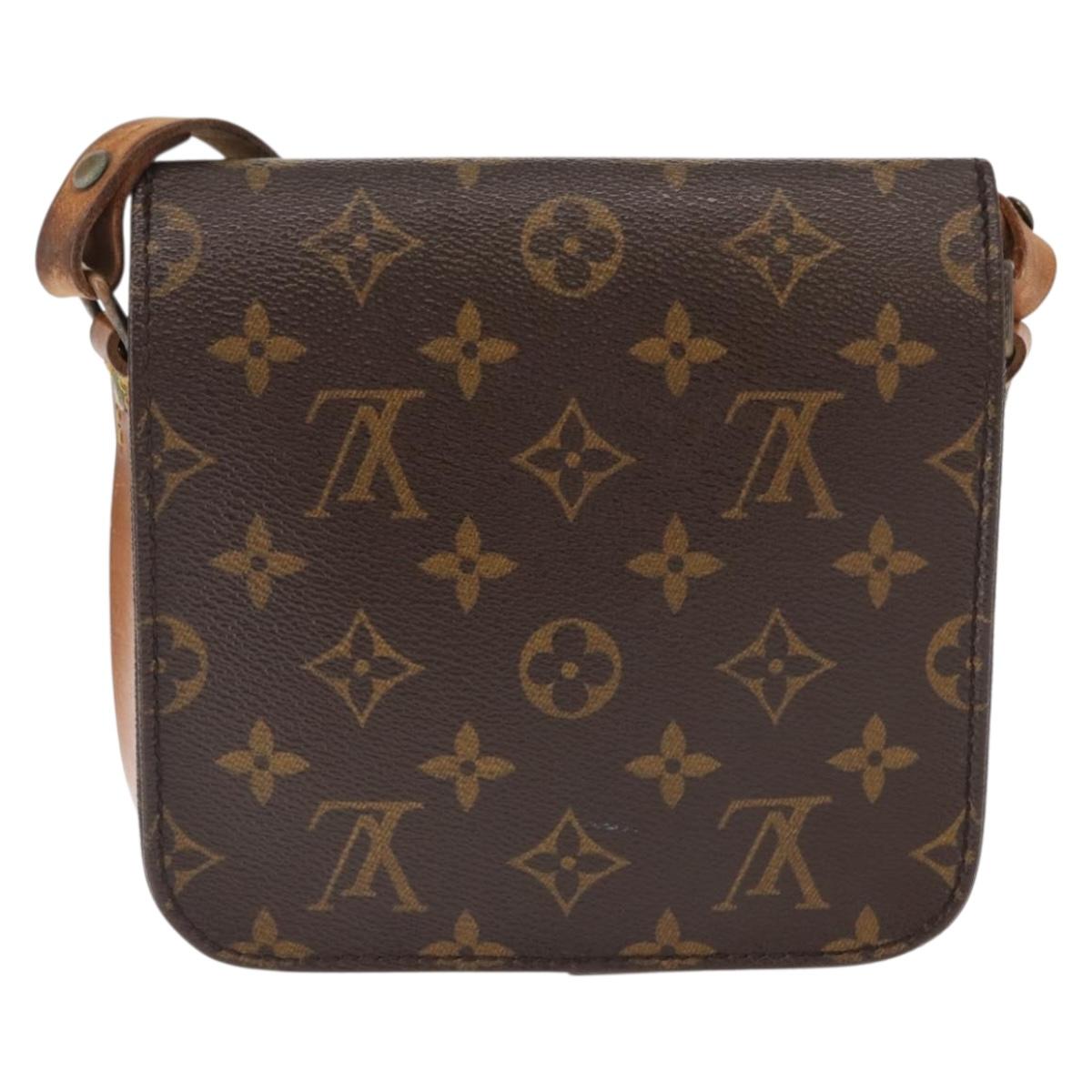 LOUIS VUITTON Monogram Cartouchiere PM Shoulder Bag M51254 LV Auth ka1444