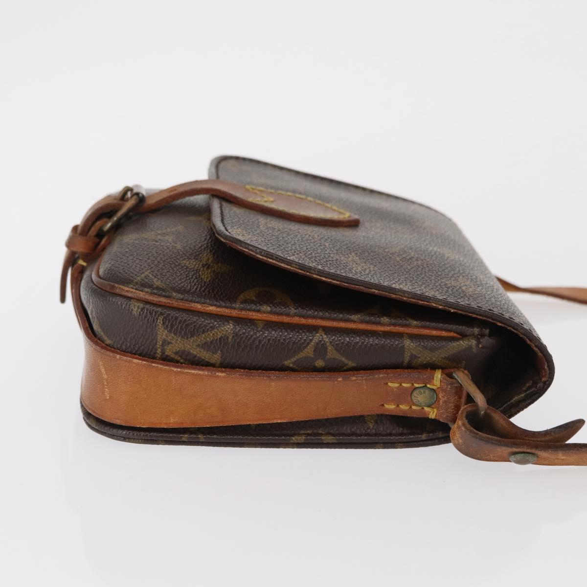 LOUIS VUITTON Monogram Cartouchiere PM Shoulder Bag M51254 LV Auth ka1444