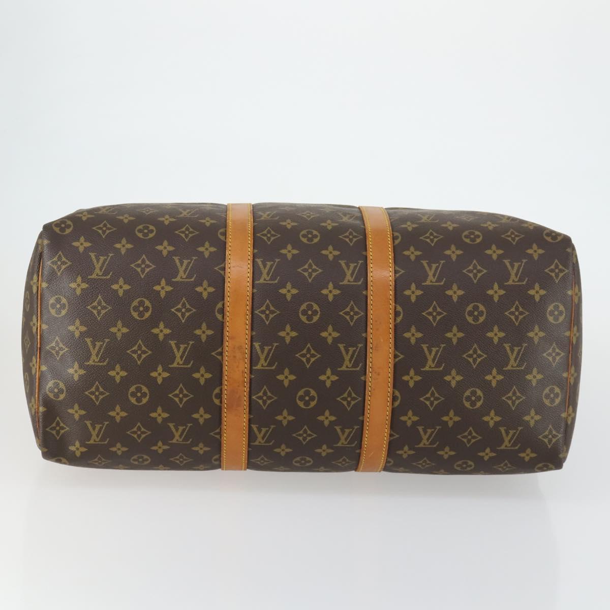 LOUIS VUITTON Monogram Keepall 50 Boston Bag M41426 LV Auth ka1457