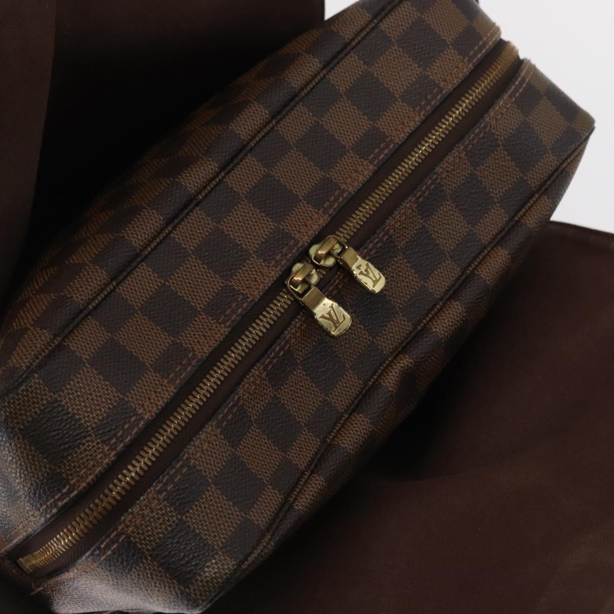 LOUIS VUITTON Damier Ebene Naviglio Shoulder Bag N45255 LV Auth ka1460