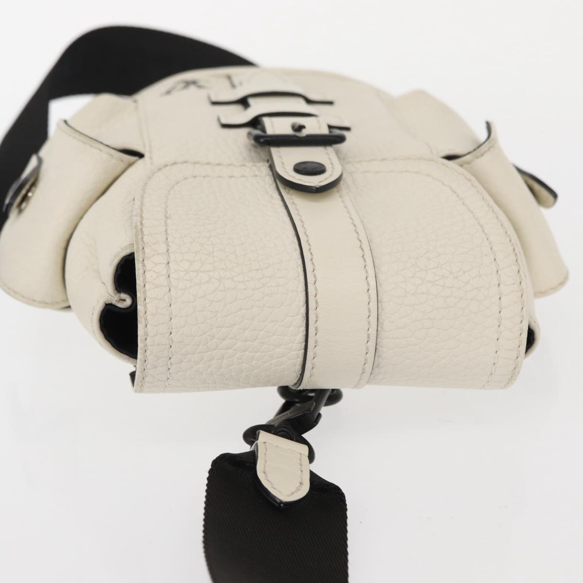 LOUIS VUITTON Christopher XS Bag Taurillon Leather White M58493 Auth ka147M