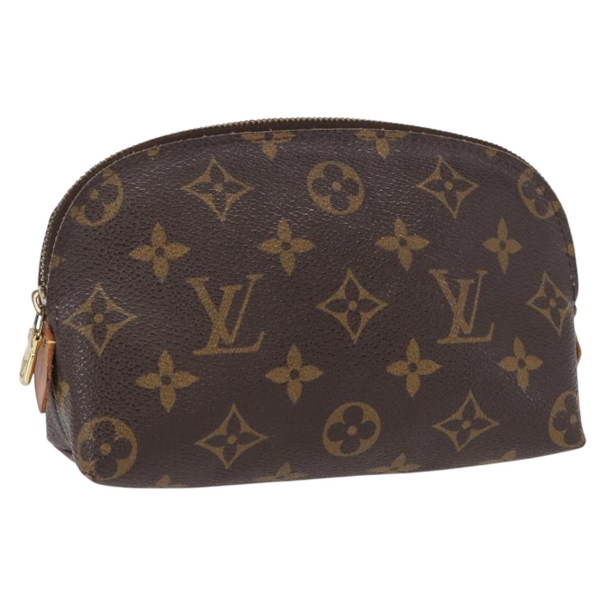 LOUIS VUITTON Monogram Pochette Cosmetic PM Pouch M43998 LV Auth ka1498