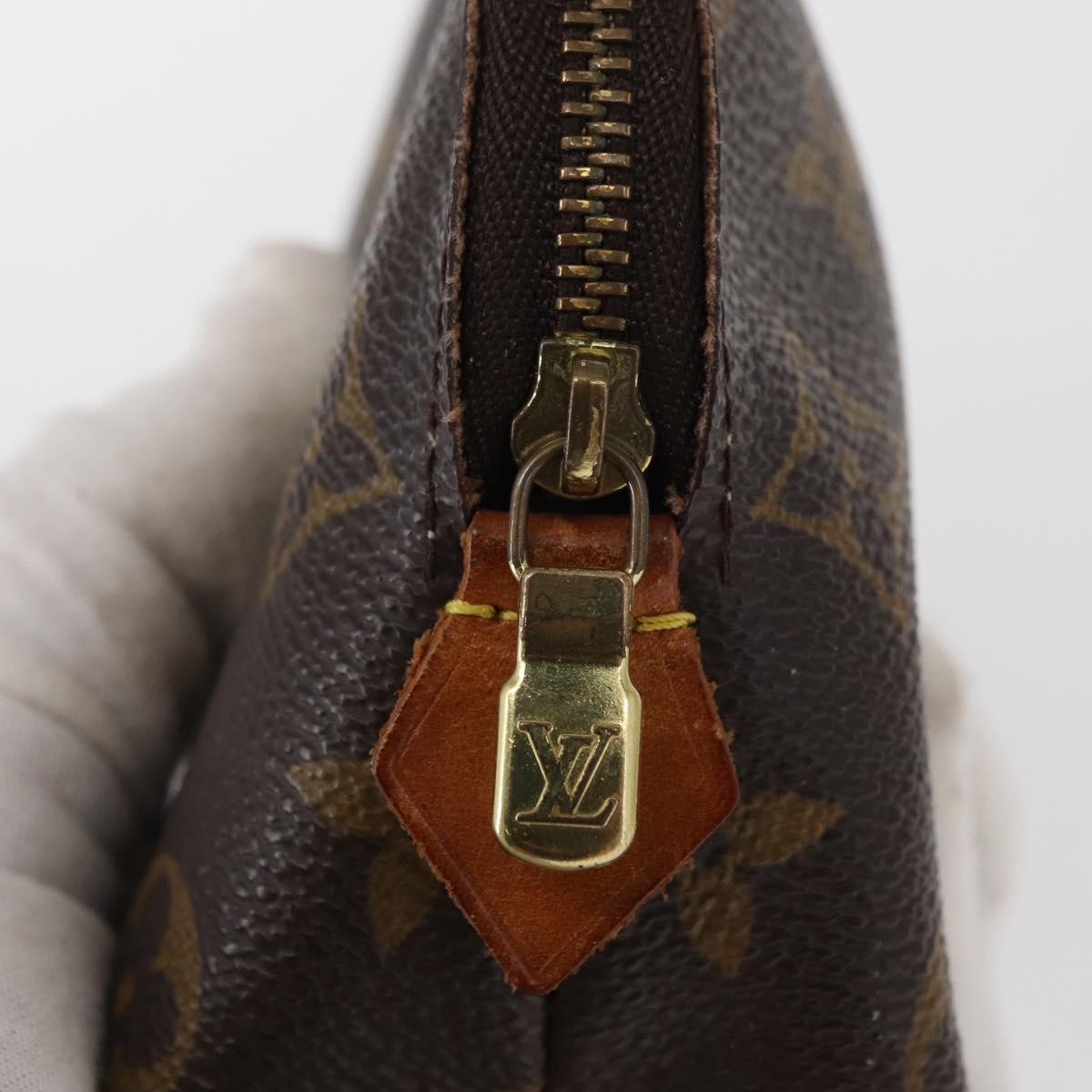 LOUIS VUITTON Monogram Pochette Cosmetic PM Pouch M43998 LV Auth ka1498