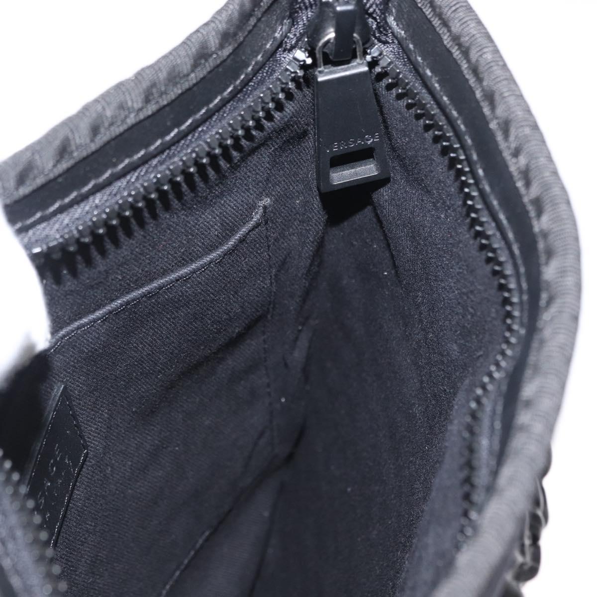 VERSACE Shoulder Bag Nylon Navy Auth ka1505