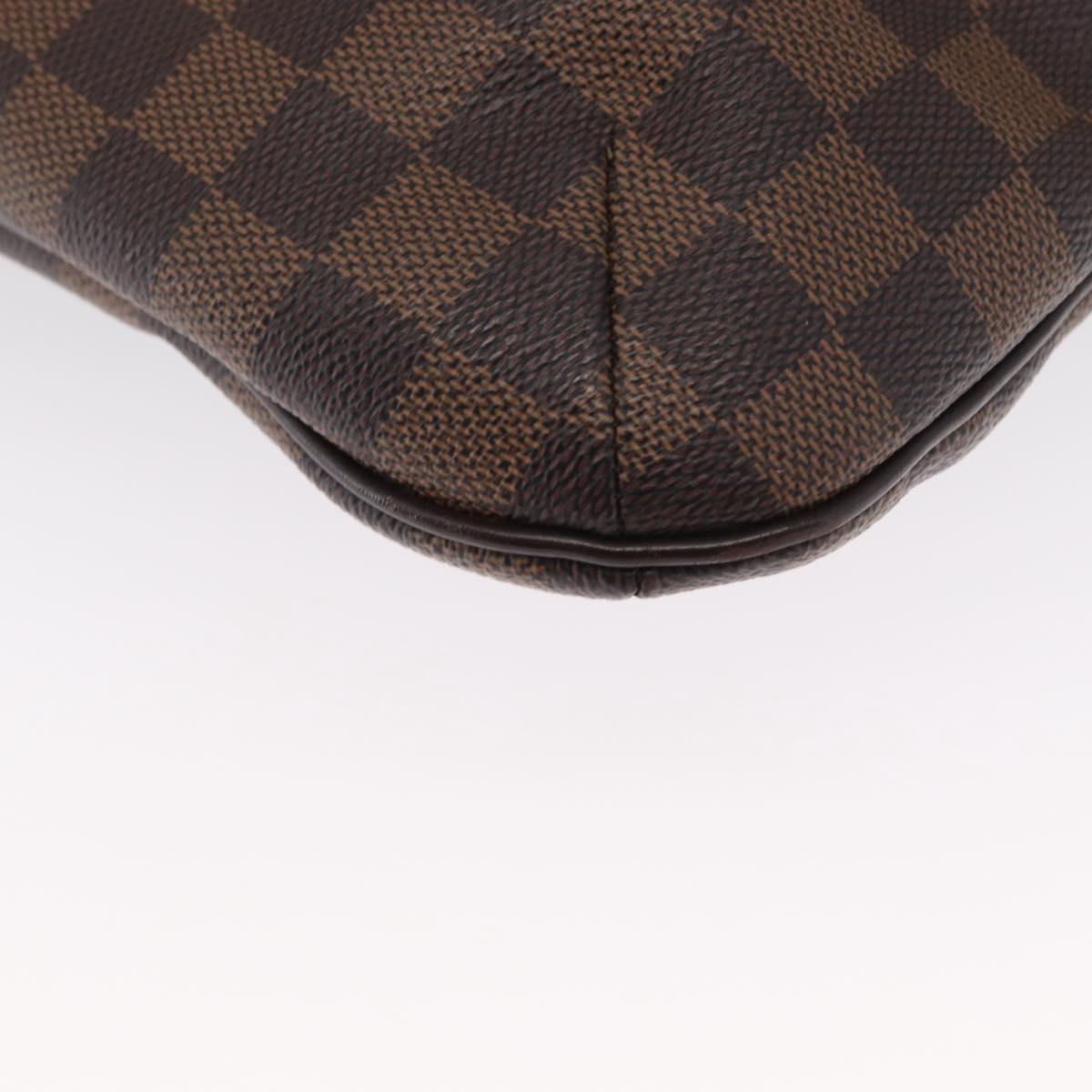 LOUIS VUITTON Damier Ebene Bloomsbury PM Shoulder Bag N42251 LV Auth ka1511
