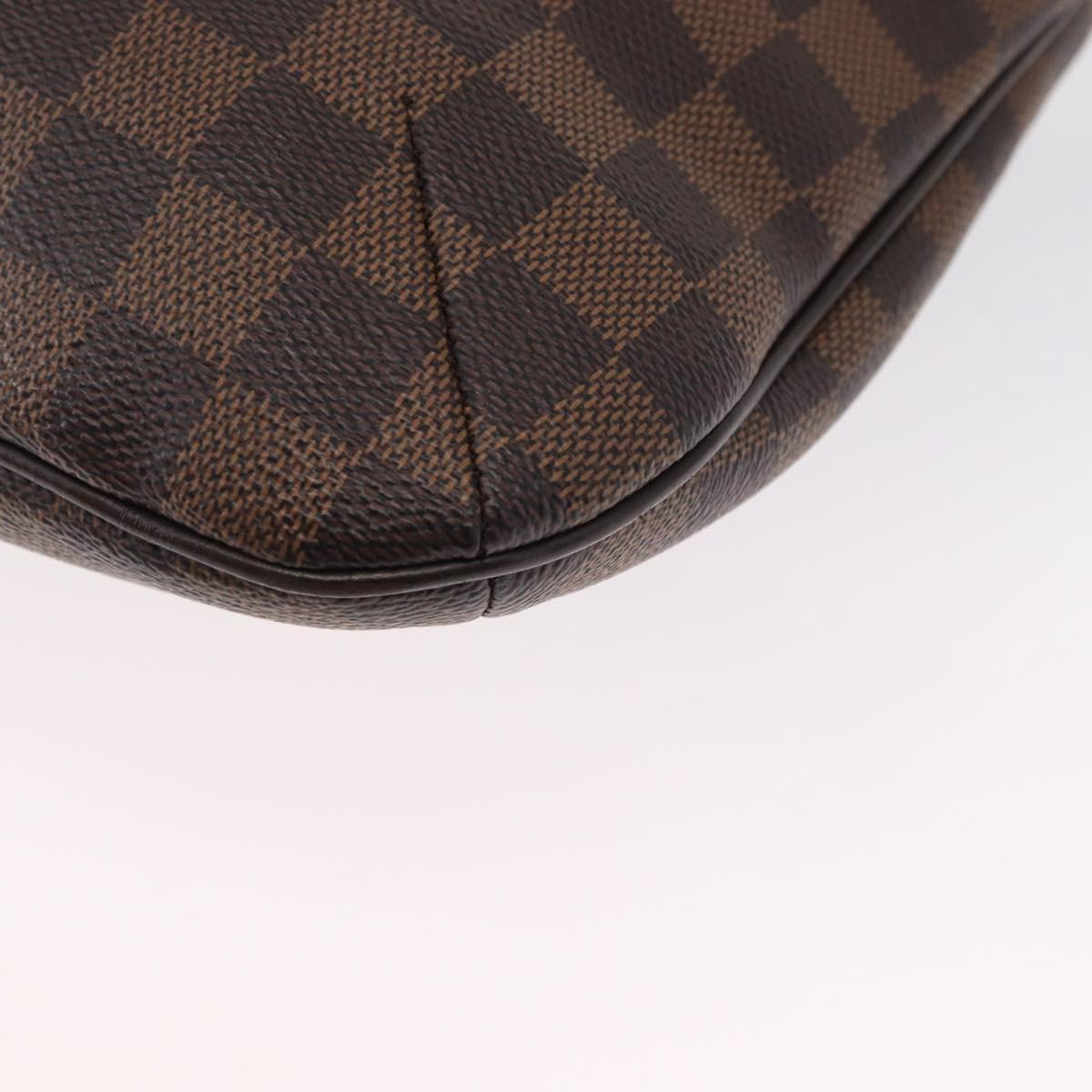 LOUIS VUITTON Damier Ebene Bloomsbury PM Shoulder Bag N42251 LV Auth ka1511