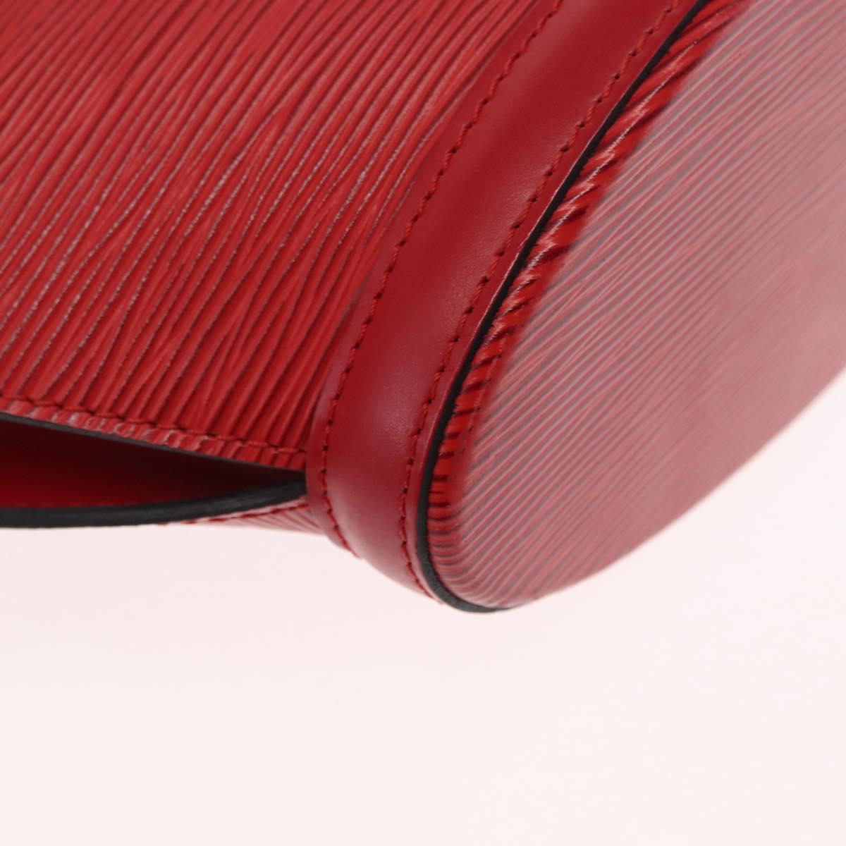 LOUIS VUITTON Epi Saint Jacques Shoulder Bag Red M52277 LV Auth ka1514