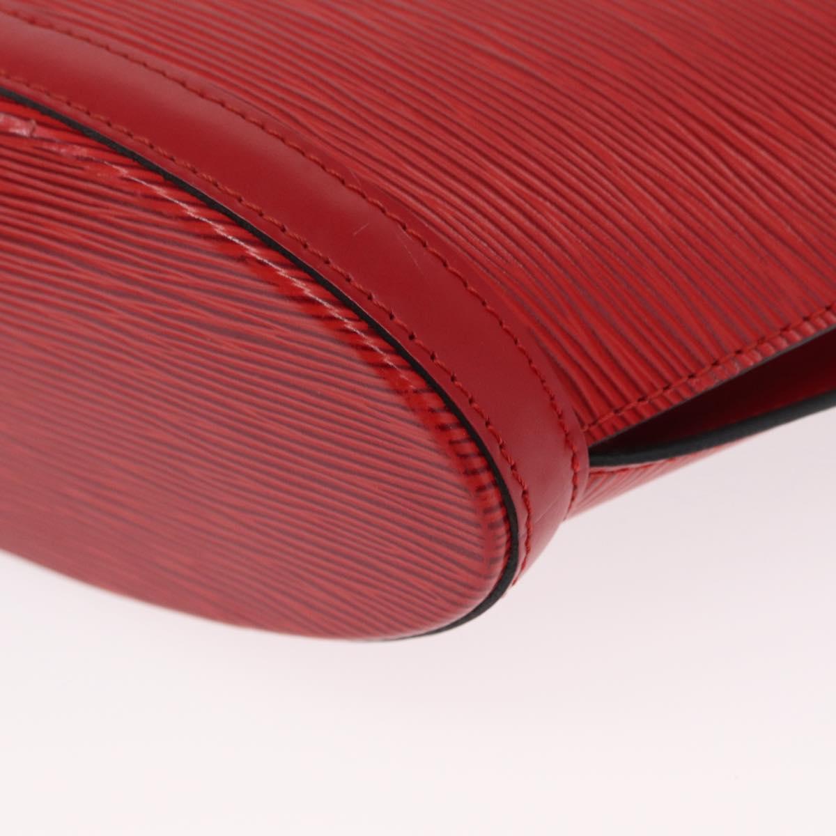 LOUIS VUITTON Epi Saint Jacques Shoulder Bag Red M52277 LV Auth ka1514