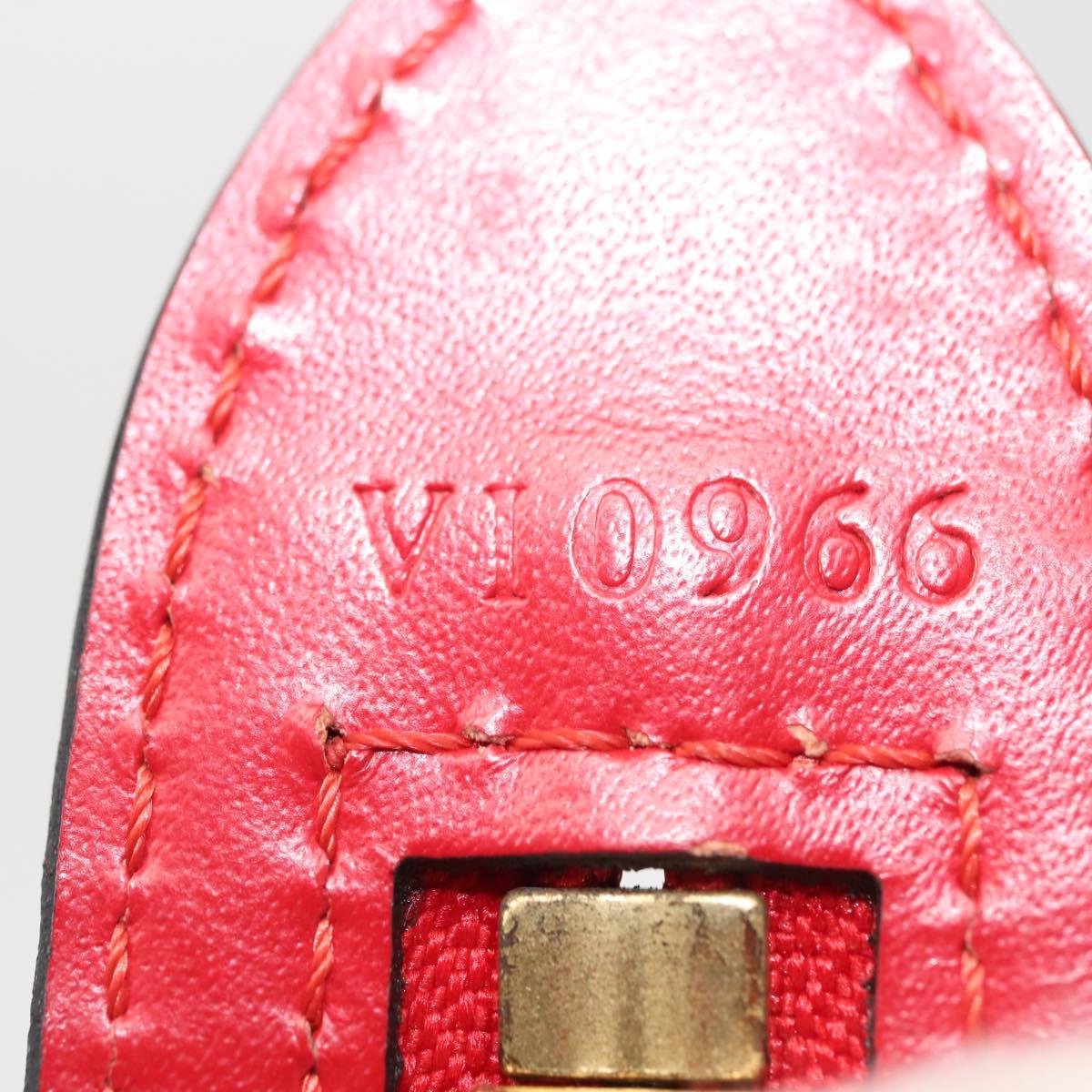 LOUIS VUITTON Epi Saint Jacques Shoulder Bag Red M52277 LV Auth ka1514