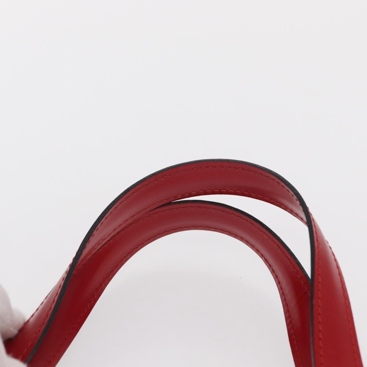 LOUIS VUITTON Epi Saint Jacques Shoulder Bag Red M52277 LV Auth ka1514