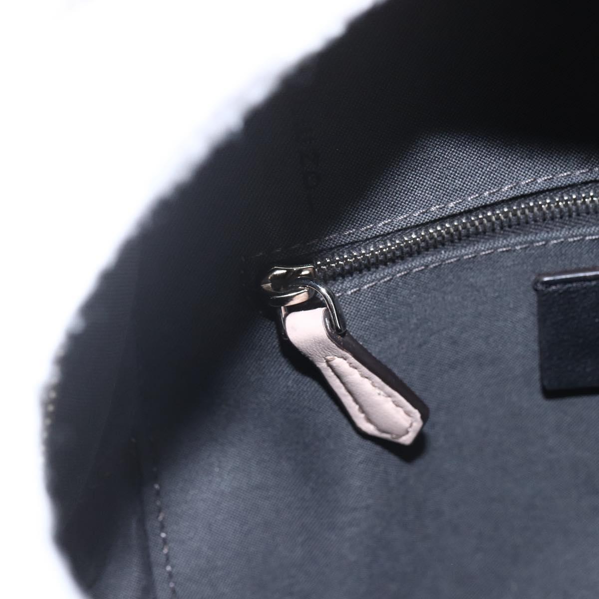 FENDI By The Way Backpack Leather Beige Silver Auth ka1520M