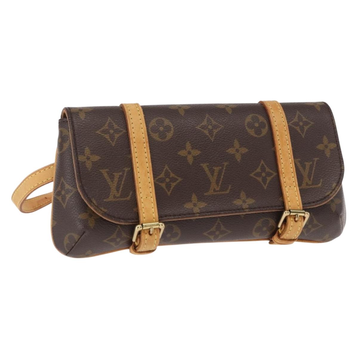 LOUIS VUITTON Monogram Pochette Marrell Waist Bag M51159 LV Auth ka1522