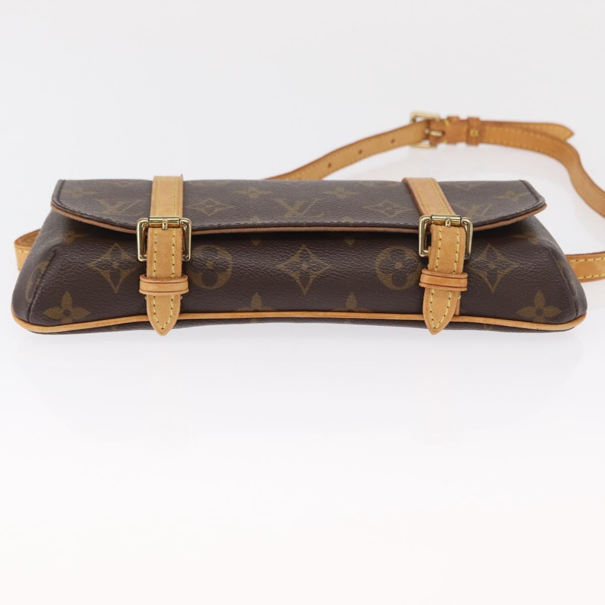LOUIS VUITTON Monogram Pochette Marrell Waist Bag M51159 LV Auth ka1522