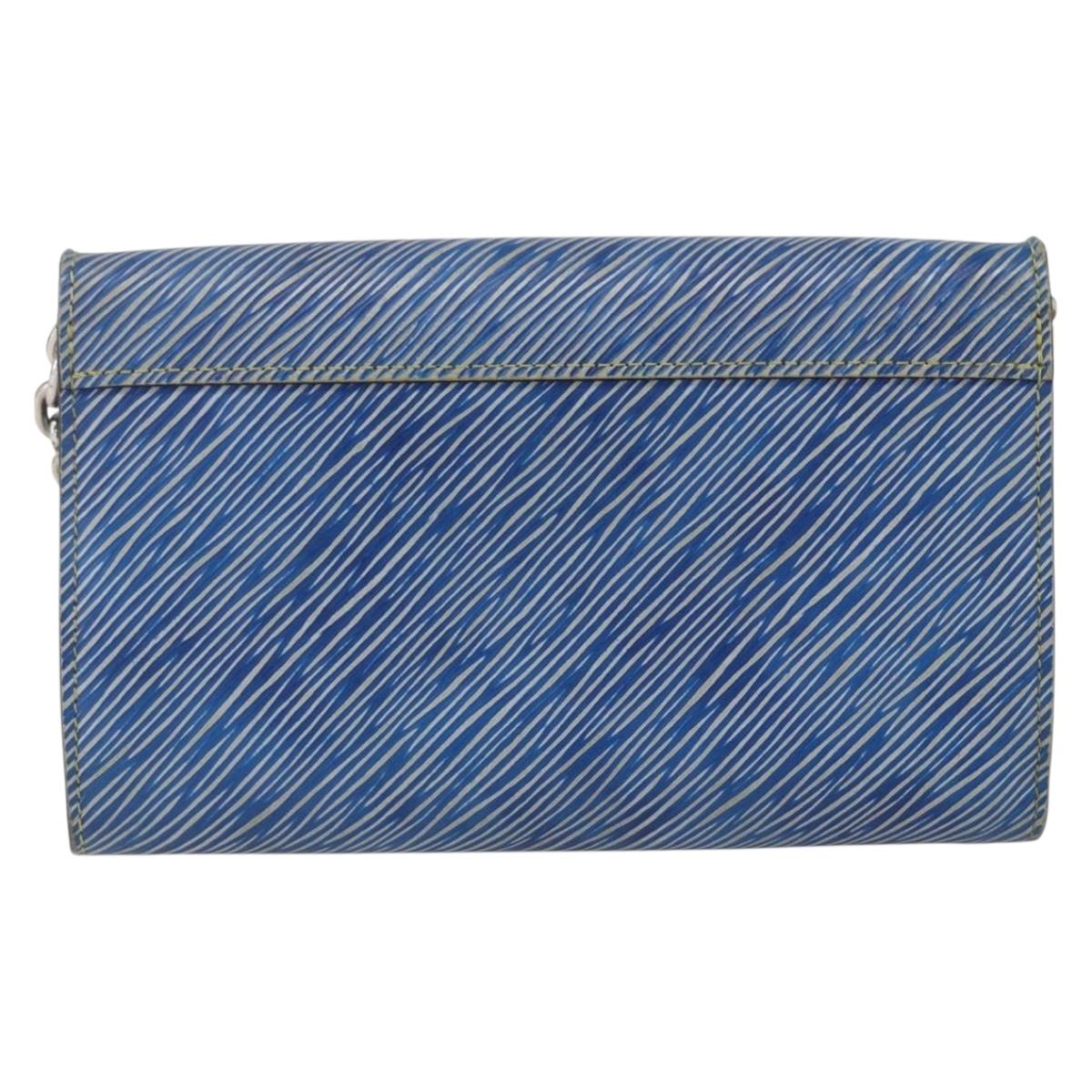LOUIS VUITTON Epi Denim Twist MM Shoulder Bag Blue M50271 LV Auth ka1523SAM