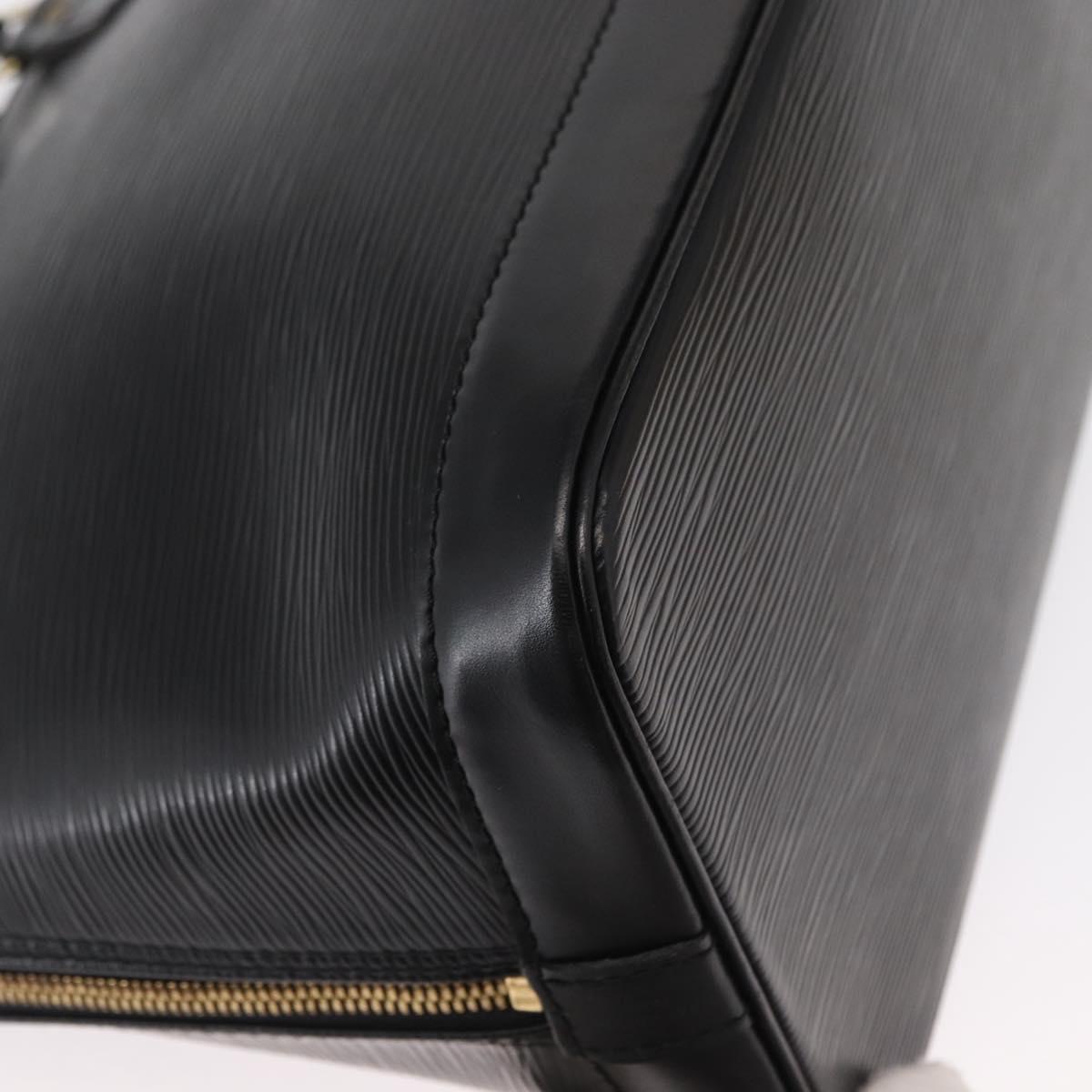 LOUIS VUITTON Epi Alma Hand Bag Black M52142 LV Auth ka1525V