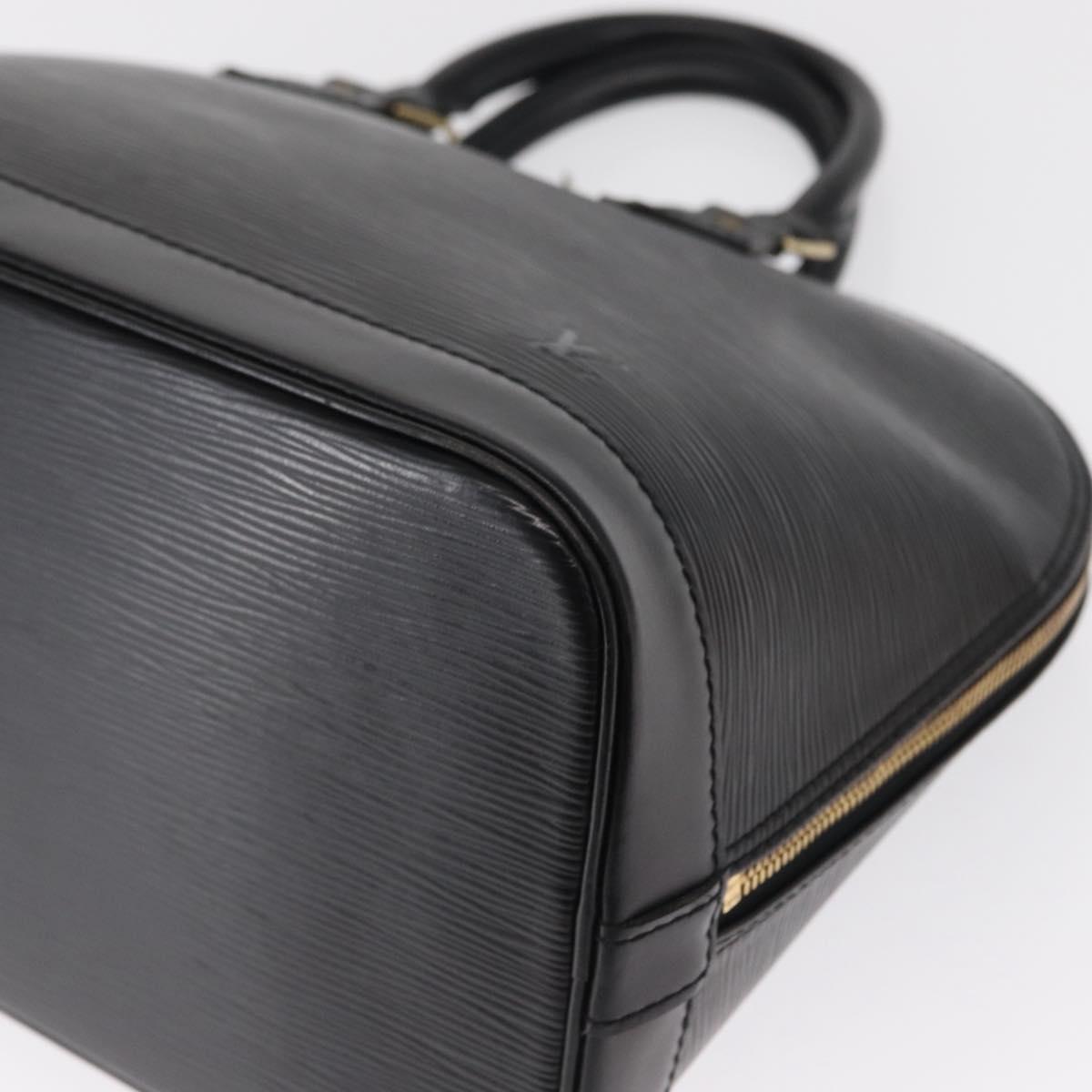 LOUIS VUITTON Epi Alma Hand Bag Black M52142 LV Auth ka1525V