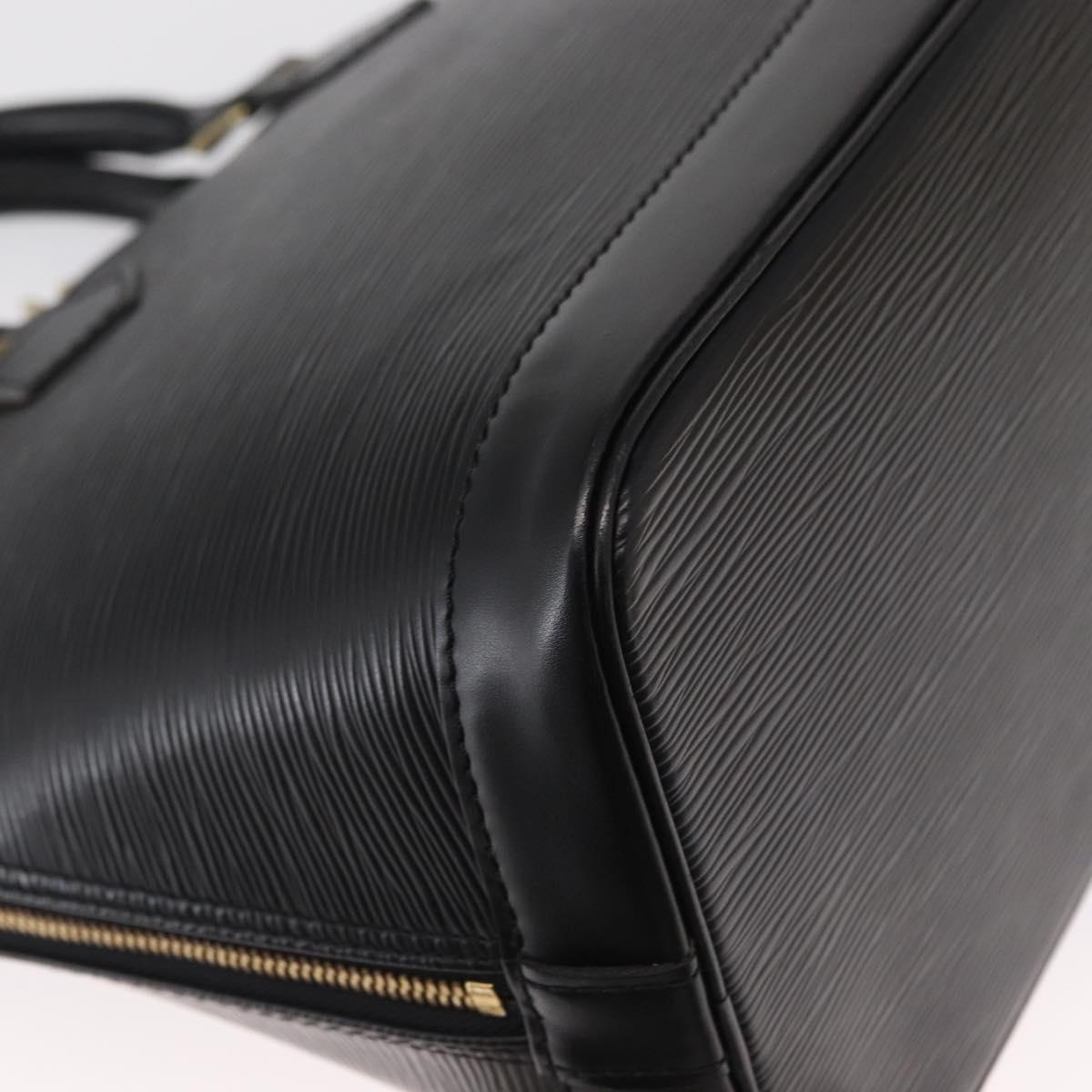 LOUIS VUITTON Epi Alma Hand Bag Black M52142 LV Auth ka1525V