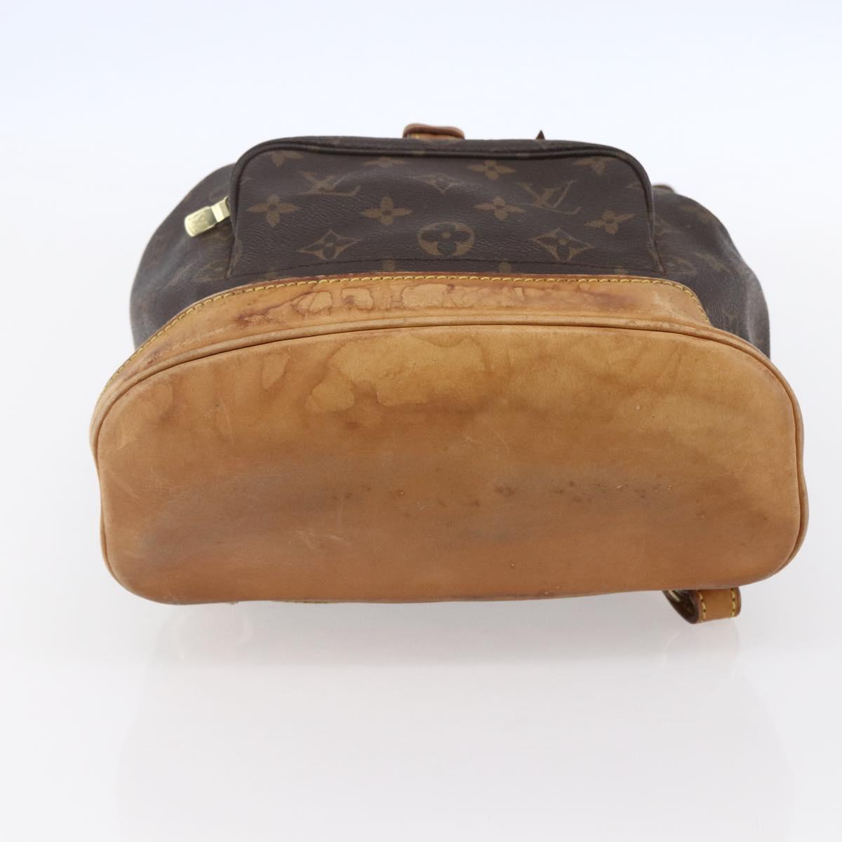 LOUIS VUITTON Monogram Montsouris MM Backpack M51136 LV Auth ka154