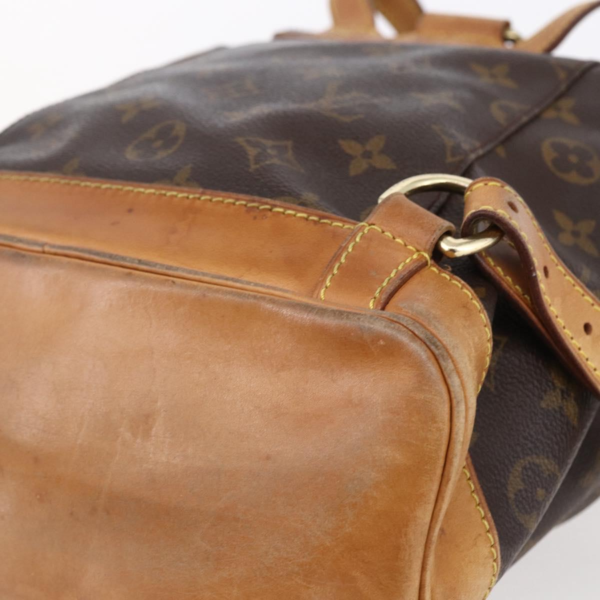 LOUIS VUITTON Monogram Montsouris MM Backpack M51136 LV Auth ka154