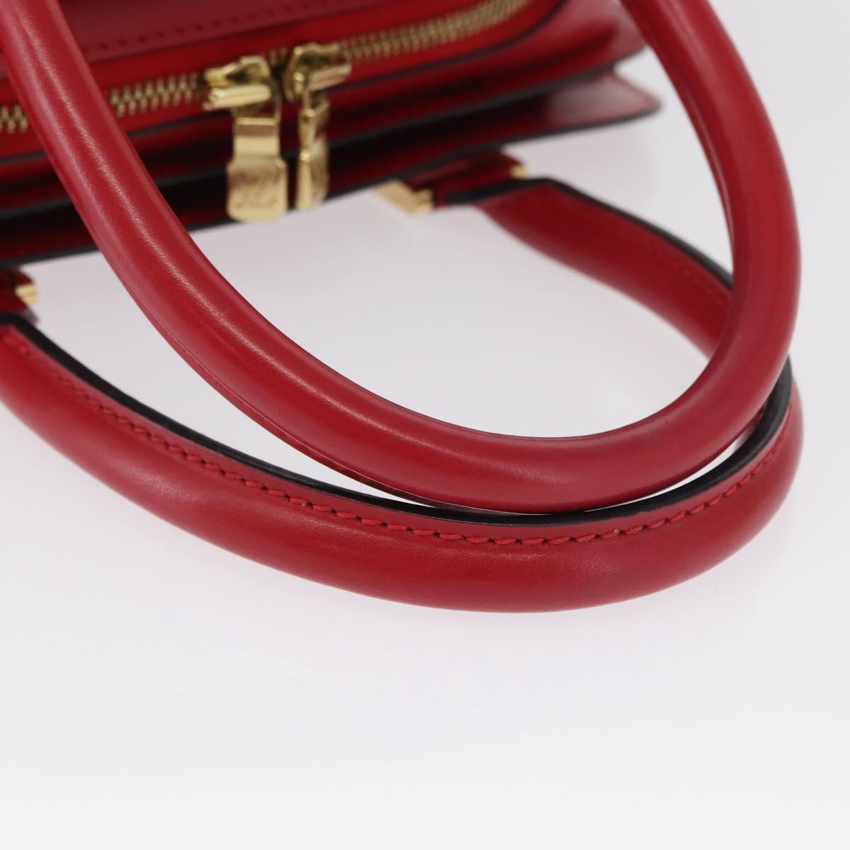 LOUIS VUITTON Epi Pont Neuf Hand Bag Red M52057 LV Auth ka1540