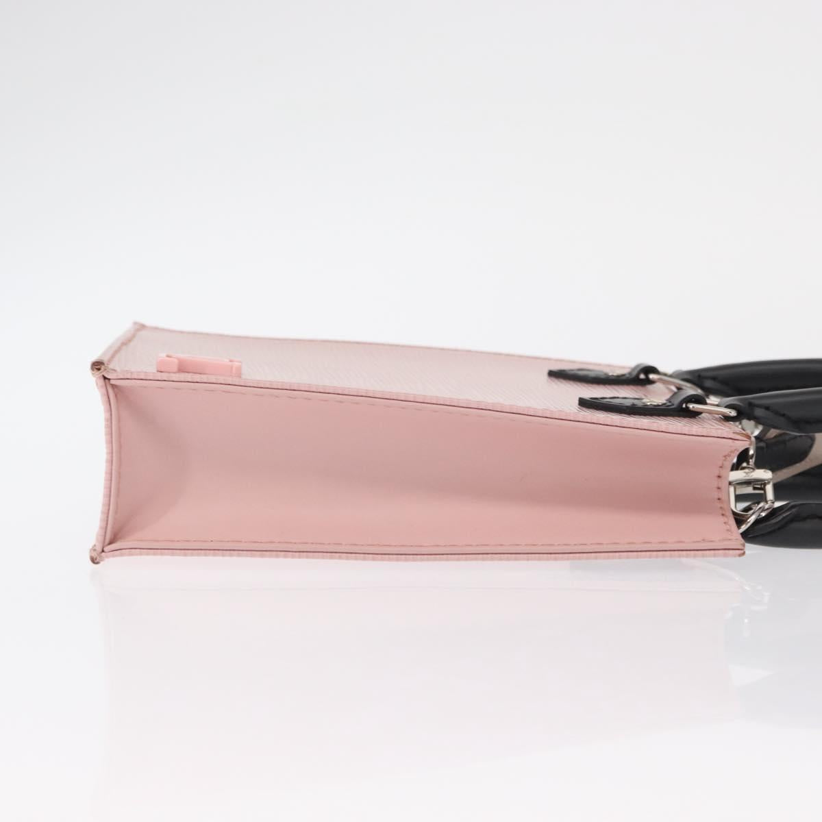 LOUIS VUITTON Epi Petit Sac Plat Bag 2way Rose Valerine M69575 LV Auth ka1542SAM
