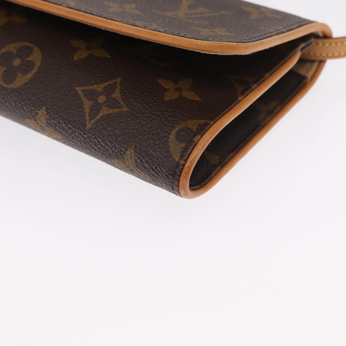 LOUIS VUITTON Monogram Pochette Twin GM Shoulder Bag M51852 LV Auth ka1548
