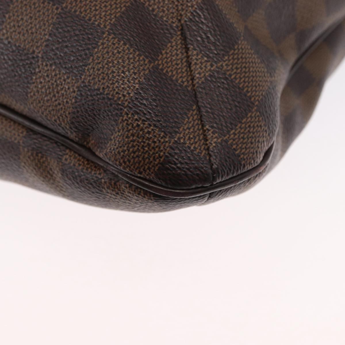 LOUIS VUITTON Damier Ebene Bloomsbury GM Shoulder Bag N42250 LV Auth ka1553