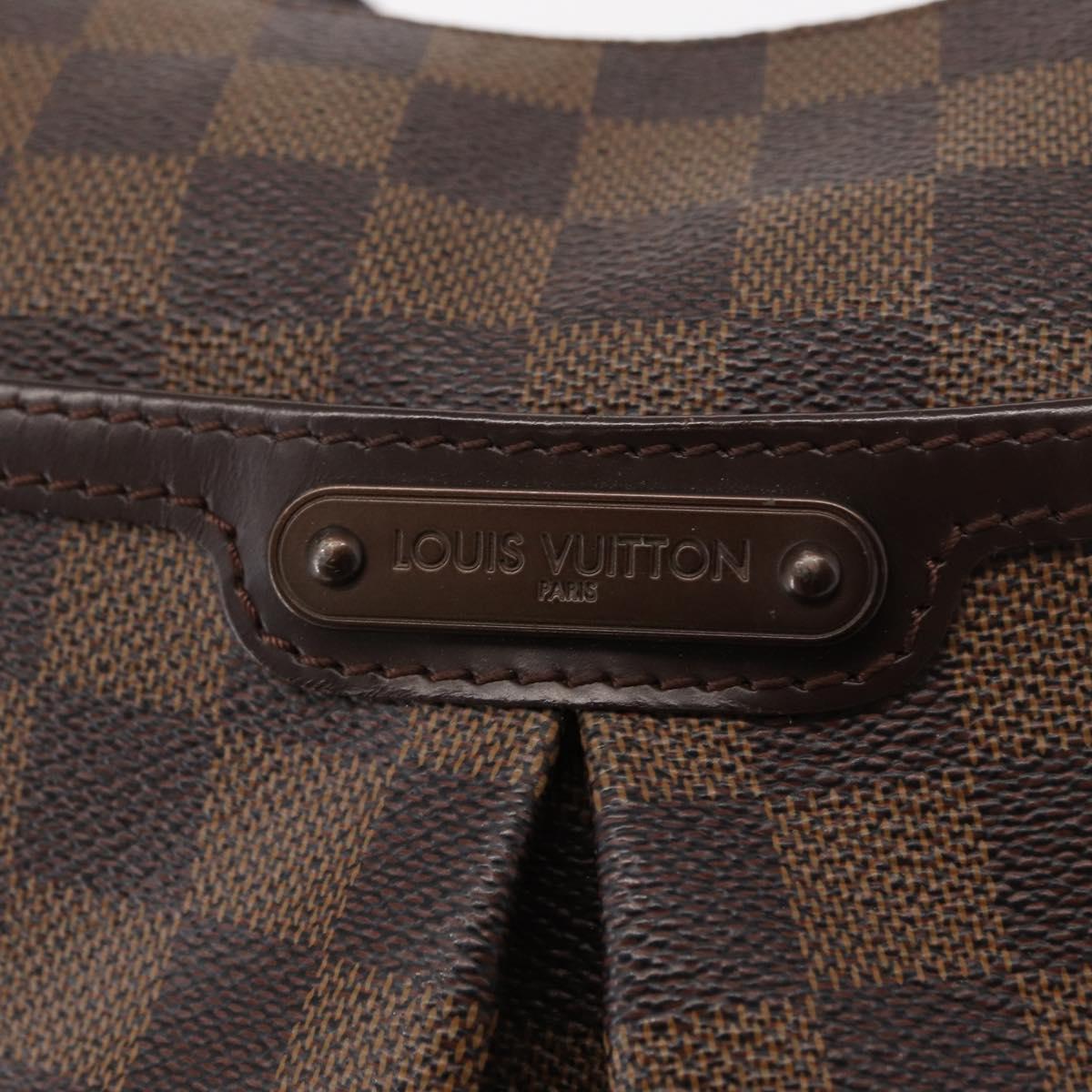 LOUIS VUITTON Damier Ebene Bloomsbury GM Shoulder Bag N42250 LV Auth ka1553