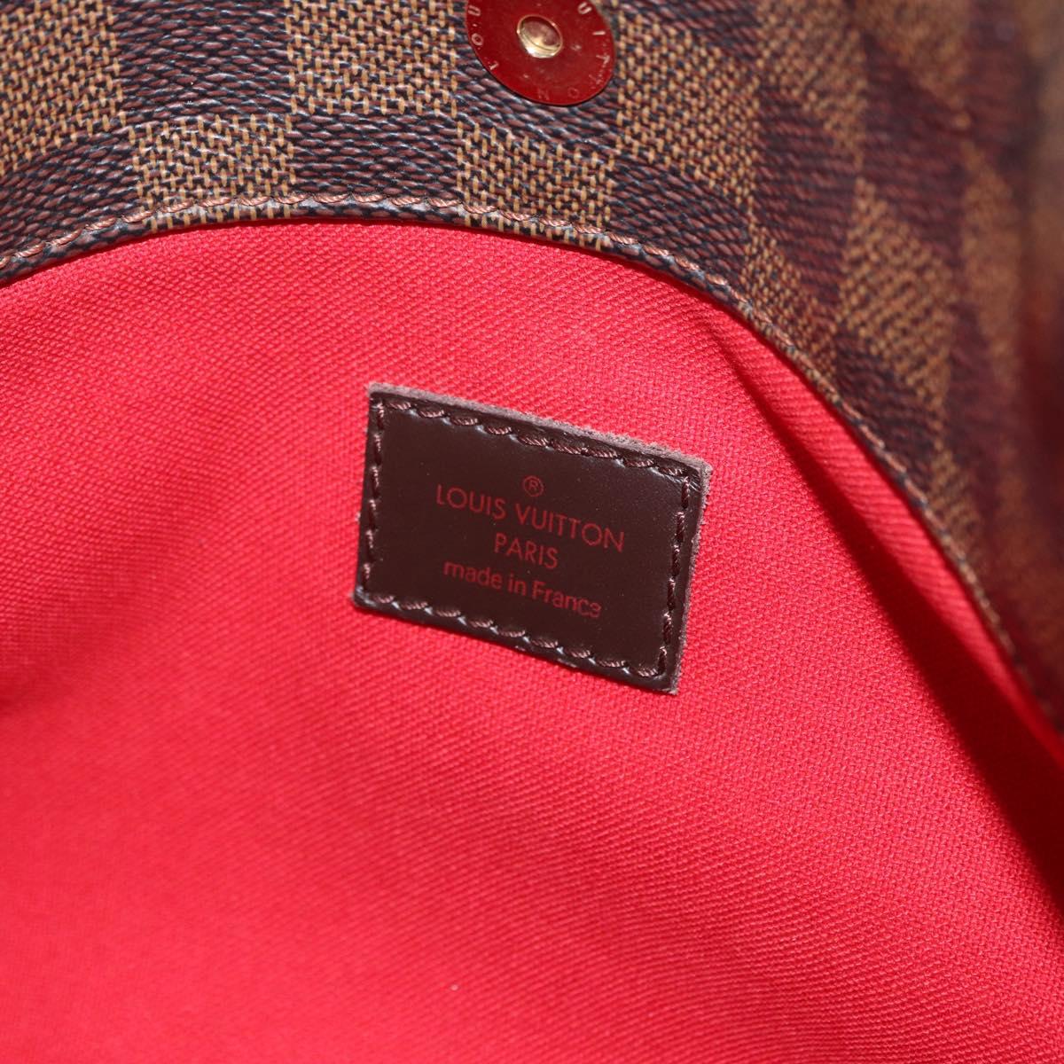 LOUIS VUITTON Damier Ebene Bloomsbury GM Shoulder Bag N42250 LV Auth ka1553