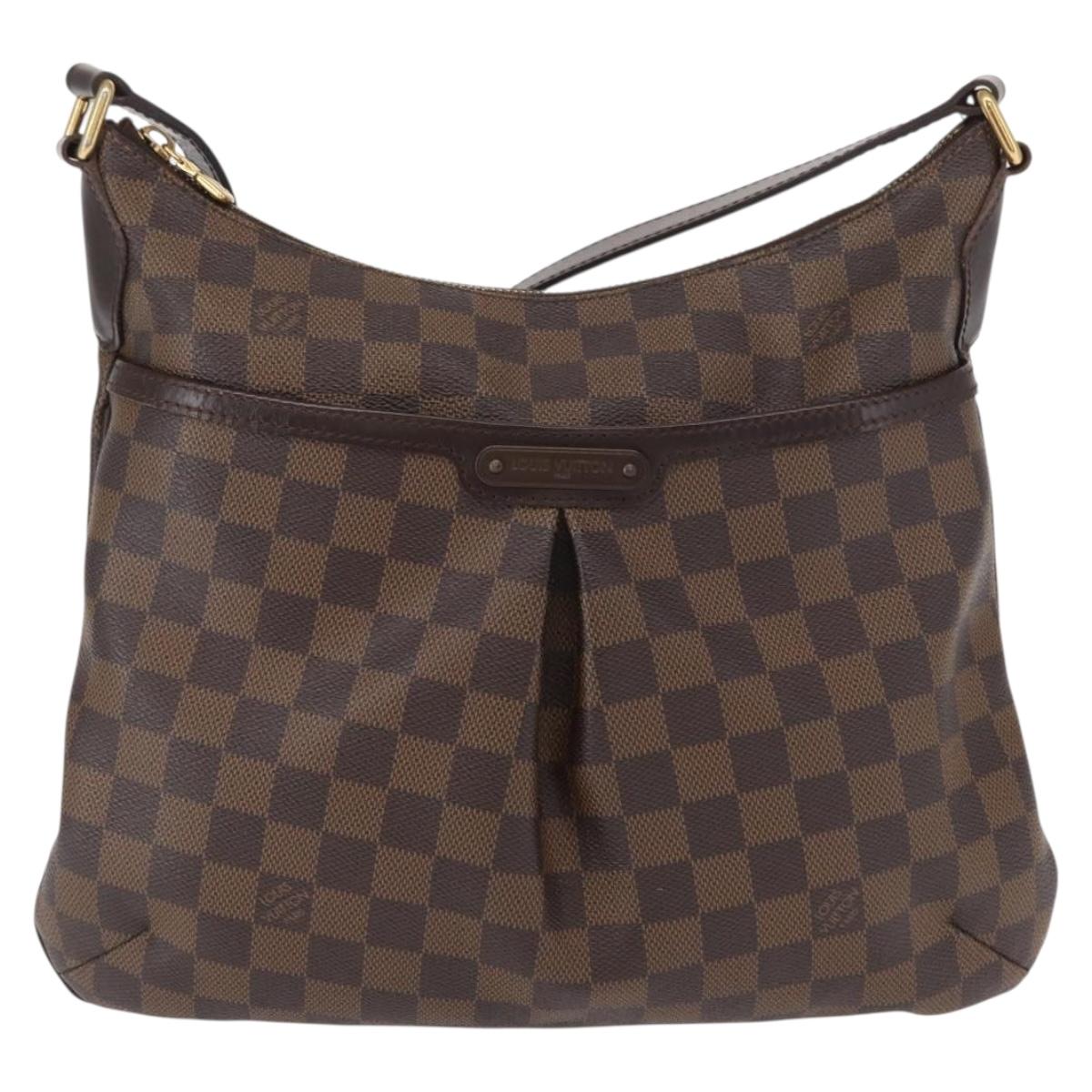 LOUIS VUITTON Damier Ebene Bloomsbury GM Shoulder Bag N42250 LV Auth ka1553
