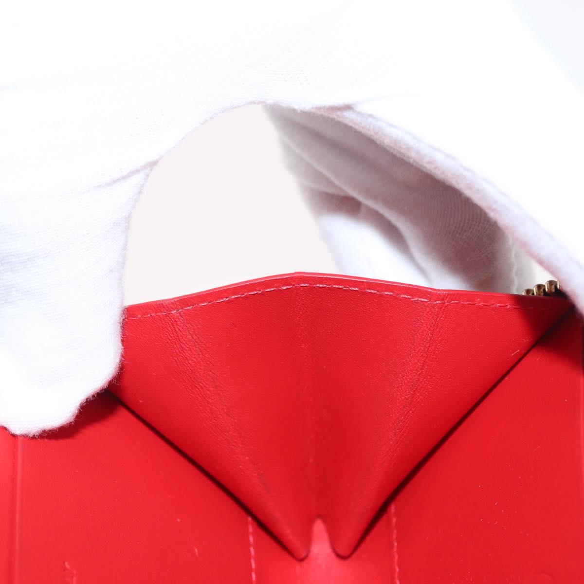 Christian Louboutin Studs Panettone Coin Purse Leather Black Auth ka1561M