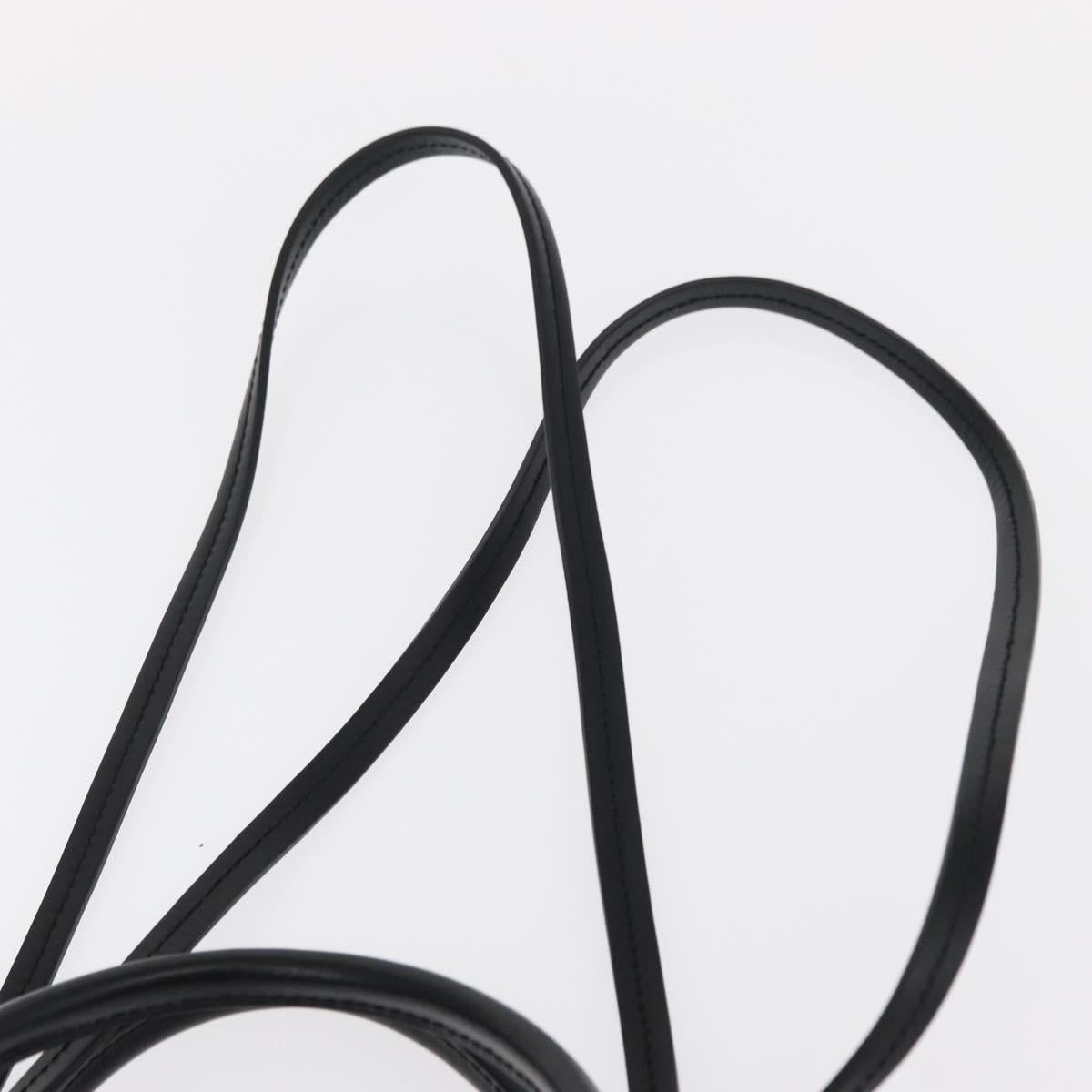 PRADA Hand Bag Straw Leather 2way Beige Black Auth ka156AV