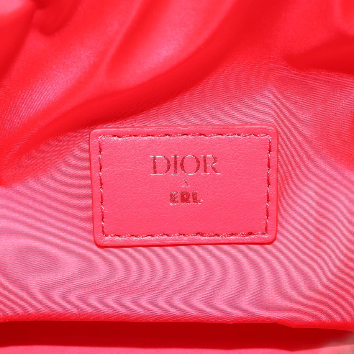 Christian Dior Trotter Canvas Oblique Dior x ERL Mirage Bag Nylon Auth ka1608SAM