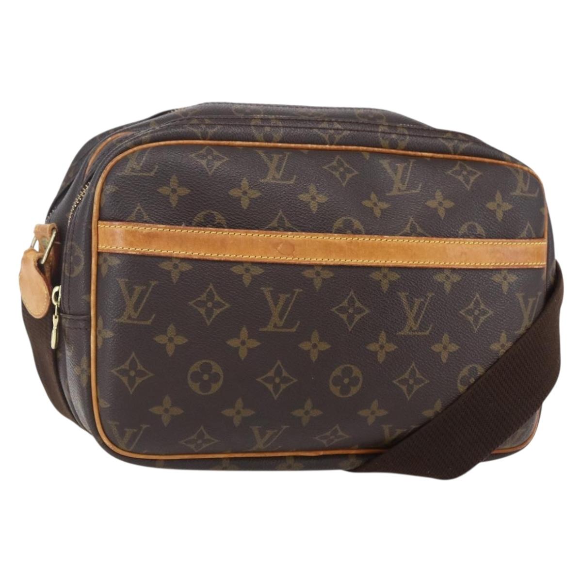 LOUIS VUITTON Monogram Reporter PM Shoulder Bag M45254 LV Auth ka162