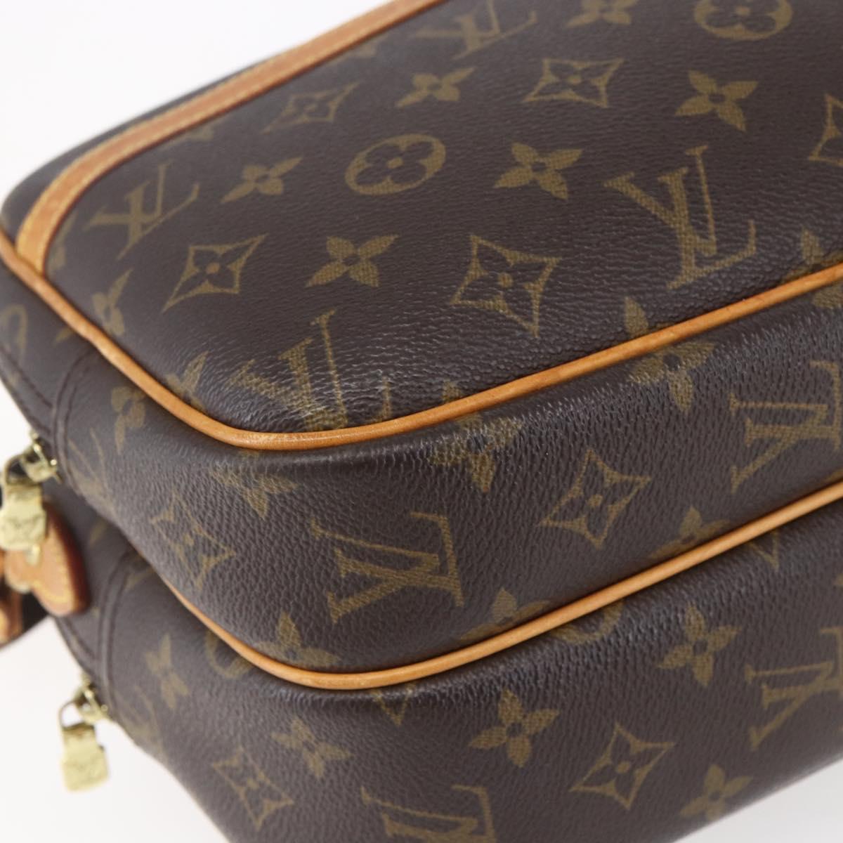 LOUIS VUITTON Monogram Reporter PM Shoulder Bag M45254 LV Auth ka162